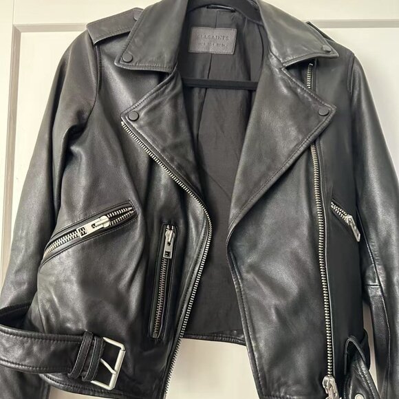 AllSaints Woman Leather Jacket
